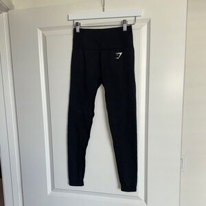 Gymshark vital leggings in regular xs black marl